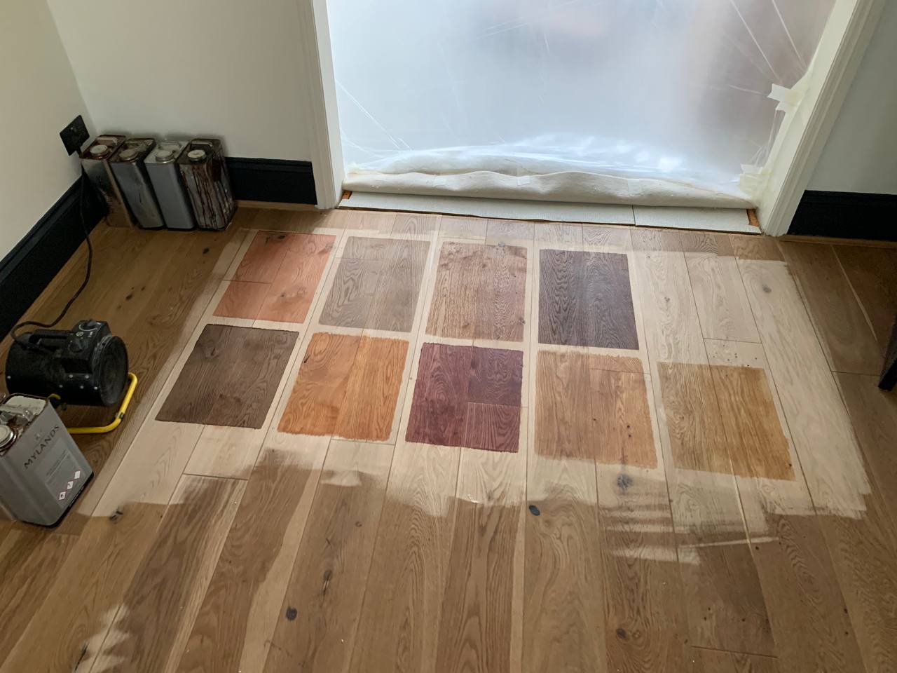 Wood Floor Staining London