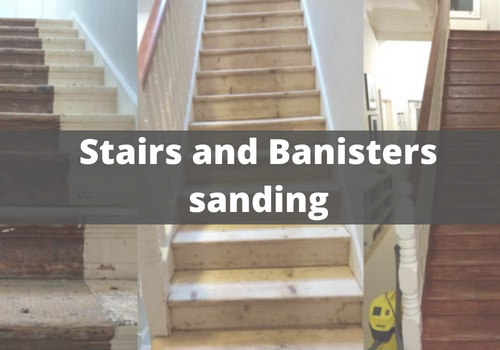 Stairs & Banisters Sanding