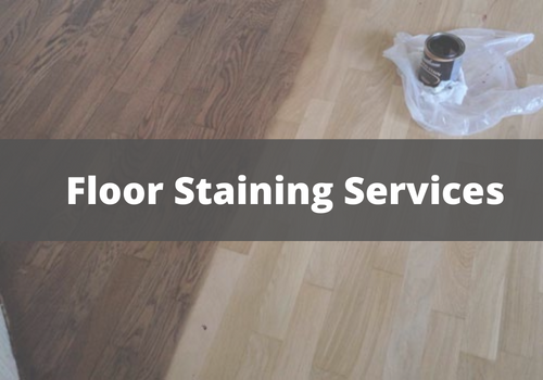 Floor Staining Services North London