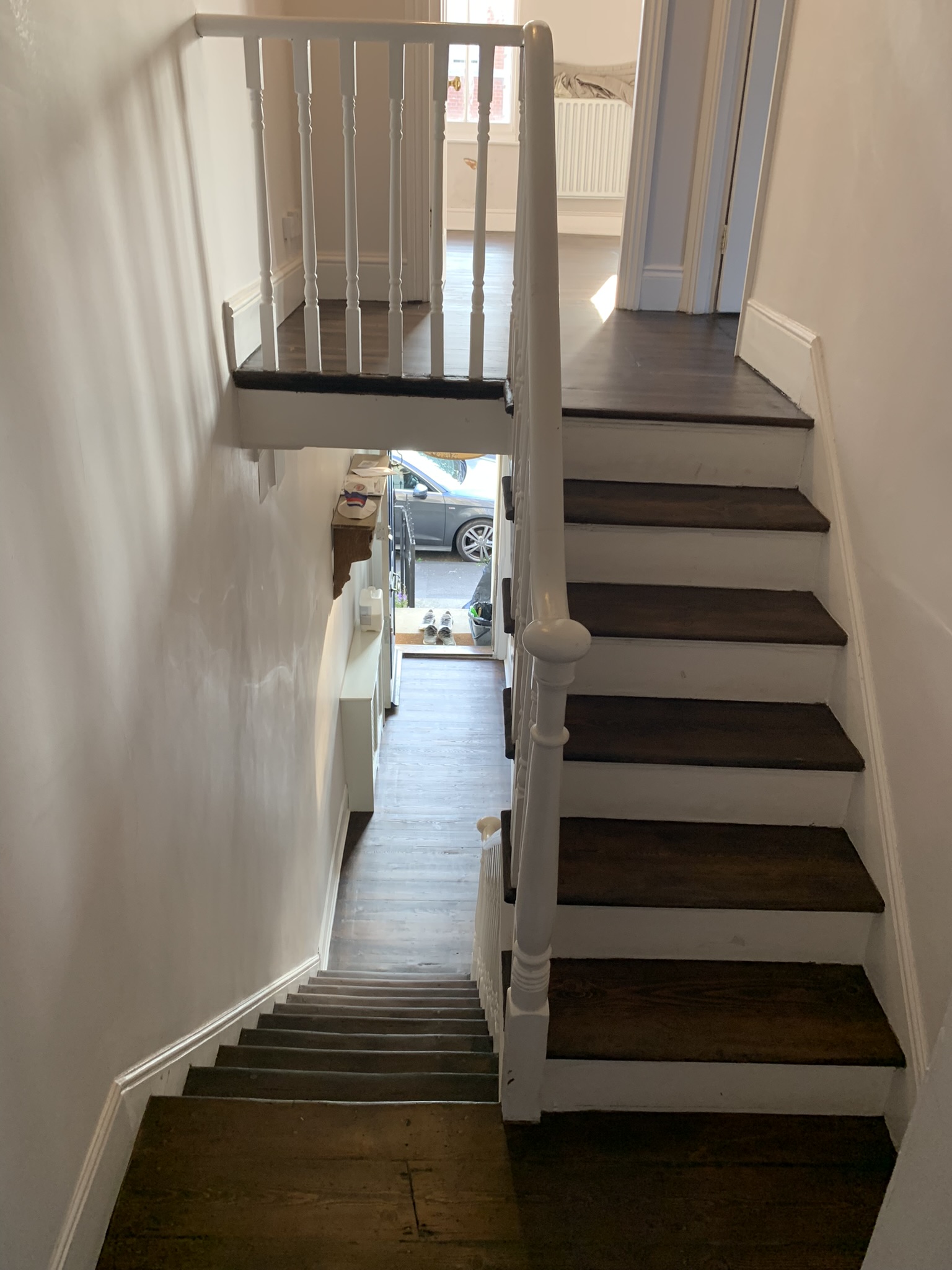 Stairs and bannisters Sanding